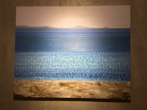 《沚湖-晨》120×150cm 布面油画 2016 《沚湖-晨》120×150cm 布面油画 2016