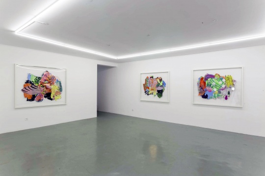 小展厅的拼贴作品
小展厅的拼贴作品