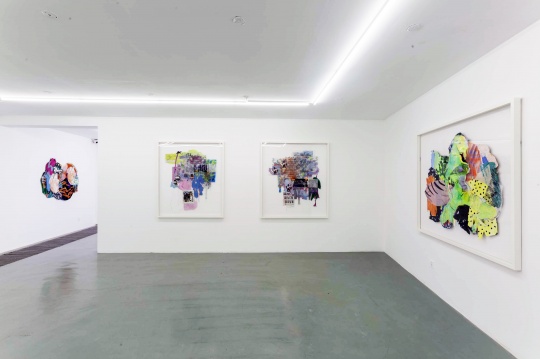 小展厅的拼贴作品
小展厅的拼贴作品