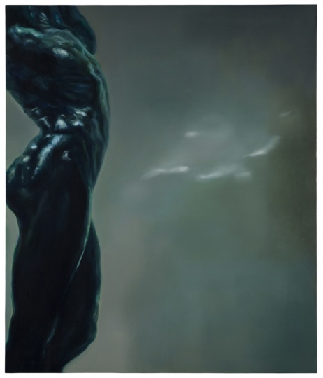 《侧部》185×156cm 布面油画 2015
《侧部》185×156cm 布面油画 2015