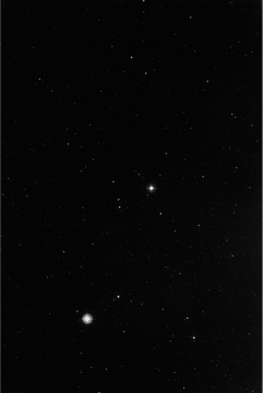 托马斯·鲁夫《星星 14h 18m /-40°》260×188cm 1992

