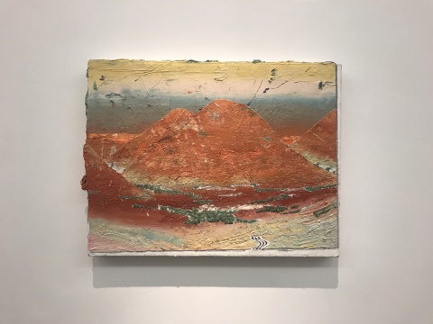 马蒂亚斯·维斯切尔（Matthias Weischer）《山谷》50x65cm 2015
