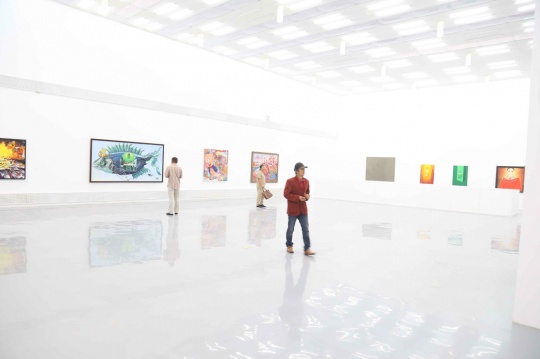 宋庄美术馆“重新阐释——宋庄青年艺术家群体现象研究展”展览现场
宋庄美术馆“重新阐释——宋庄青年艺术家群体现象研究展”展览现场
