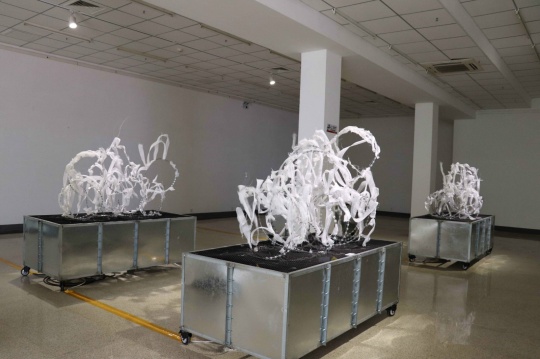 东区艺术中心“水墨何为?——基于内涵和外延的水墨概念研究展”参展作品
东区艺术中心“水墨何为?——基于内涵和外延的水墨概念研究展”参展作品