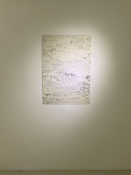 郑平平《野外三》100×63.2cm 纸本水墨 2016
郑平平《野外三》100×63.2cm 纸本水墨 2016