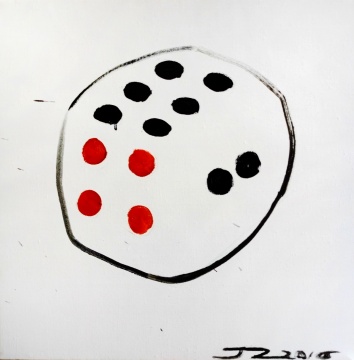 《六六六》 40×40cm 布面油画 2016
《六六六》 40×40cm 布面油画 2016