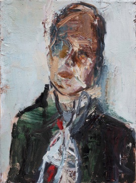 屠宏涛 《哼唱》 27.9×21cm 布面油画 2015
屠宏涛 《哼唱》 27.9×21cm 布面油画 2015