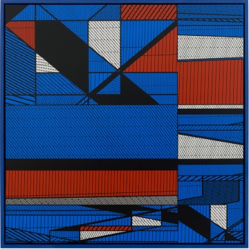 马晟哲 《2017 No.14》100x100cm 布面丙烯 2017
马晟哲 《2017 No.14》100x100cm 布面丙烯 2017