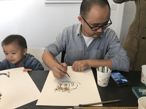 艺术家现场创作 艺术家现场创作