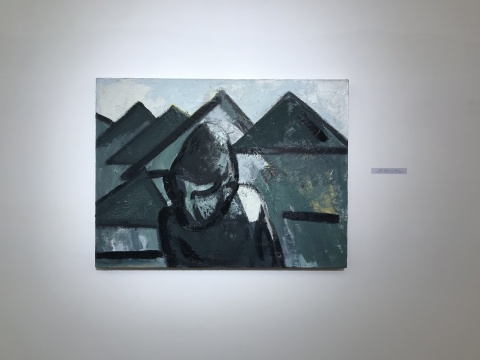 刘晓辉《无题-远山》 60×80cm 2017
