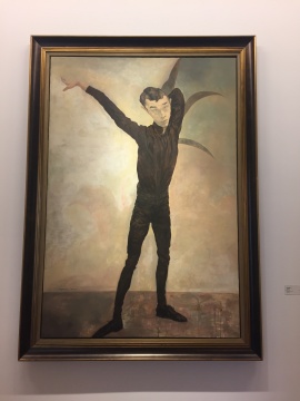 毛焰 《记忆或者舞蹈的黑色玫瑰》 230×150cm 布面油画 1996 毛焰 《记忆或者舞蹈的黑色玫瑰》 230×150cm 布面油画 1996