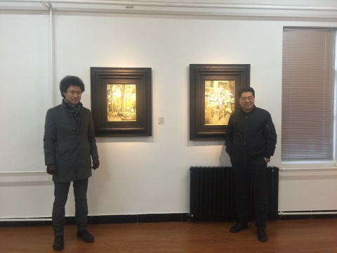 保利拍卖现代艺术部总经理常天鹄和策展人、势象空间创始人李大钧
保利拍卖现代艺术部总经理常天鹄和策展人、势象空间创始人李大钧