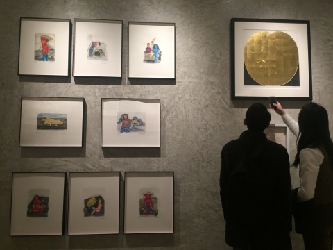 “CHAO版画”作品 左 张晓刚
“CHAO版画”作品 左 张晓刚