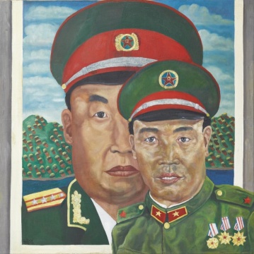 TOP9 刘炜 《革命家庭系列》 100×100.5cm 油画画布 画框 1991

成交价： 1510万港元（估价：1000万-1500万港元）
