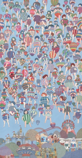 刘天怜 《想象中的游乐场》 240×120cm 纸本设色 2017
RMB:17.5万元
刘天怜 《想象中的游乐场》 240×120cm 纸本设色 2017
RMB:17.5万元