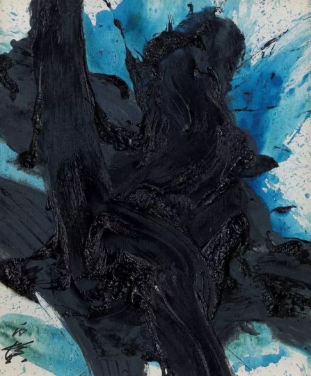 Kazuo Shiraga 《Shinseito》72.8 x 60.5 cm Oil on canvas 1991
Kazuo Shiraga 《Shinseito》72.8 x 60.5 cm Oil on canvas 1991