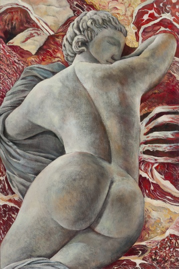飨眠 2015 布面油画 90×60cm
飨眠 2015 布面油画 90×60cm
