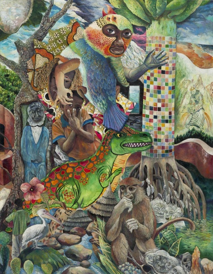 重返格雷岛 2016 布面油画 146×114cm
重返格雷岛 2016 布面油画 146×114cm