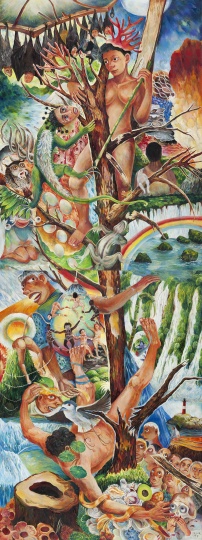 跌落 2017 布面油画 200×150cm×2
跌落 2017 布面油画 200×150cm×2