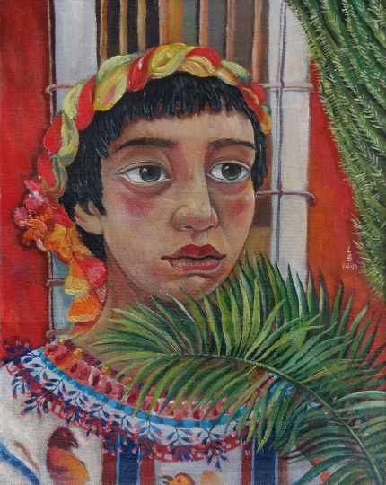 南美肖像 2014 布面油画 50×40cm
南美肖像 2014 布面油画 50×40cm