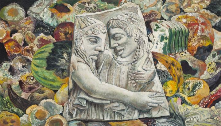 永恒的永恒,腐朽的腐朽 2015 布面油画 40×70cm
永恒的永恒,腐朽的腐朽 2015 布面油画 40×70cm