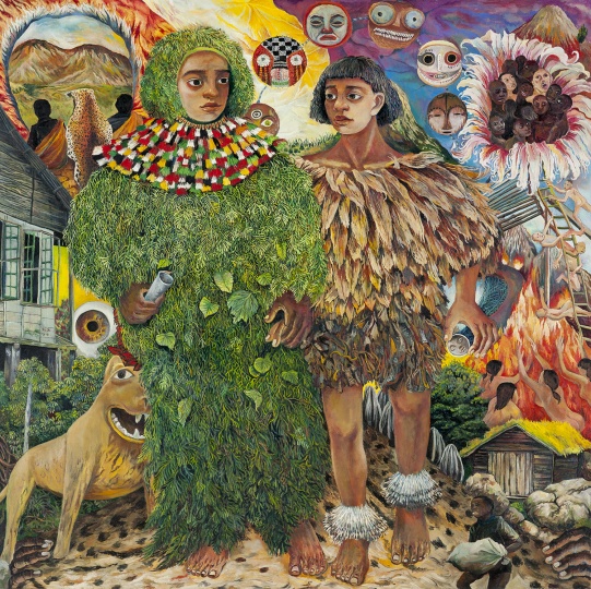 在路上 2016 布面油画 140×140cm 在路上 2016 布面油画 140×140cm