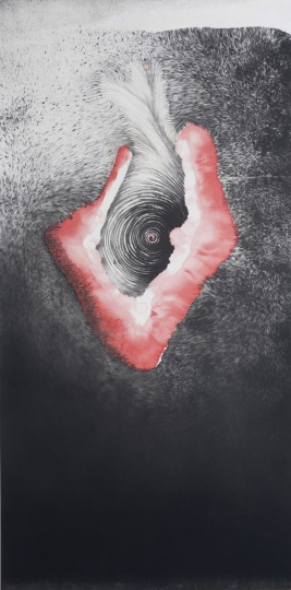 仇德树《红瘾在黑和白之间跳动》© Qiu Deshu
仇德树《红瘾在黑和白之间跳动》© Qiu Deshu