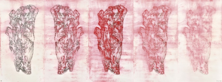 熊辉《绘画六法—传移摹写之四(熊海合作)》© Hung Fai 熊辉《绘画六法—传移摹写之四(熊海合作)》© Hung Fai
