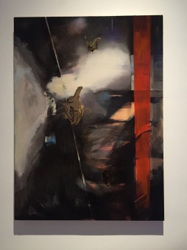 《9-20》150×110cm 木板油画金箔 2017
《9-20》150×110cm 木板油画金箔 2017