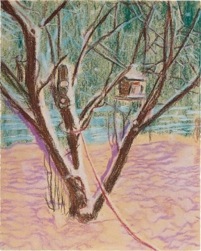 彼得·多伊格 《鸟屋》 25 x 20cm 纸上蜡笔 1995

估价：60万 - 80万港元

 
