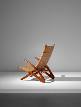 汉斯‧韦格纳 稀有《海豚》折叠扶手椅 型号JH510 1950

估价：75万 – 120万港元
