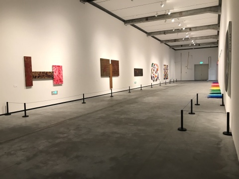 北京民生现代美术馆“对流-中巴当代艺术展”现场
