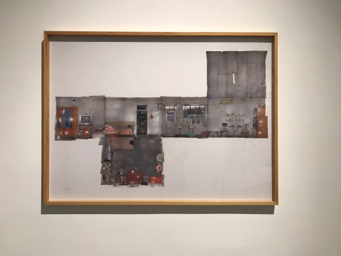 马秋莎《空间的故事—一个打工仔的起居室》 153×113cm 数码打印  2007-2008
