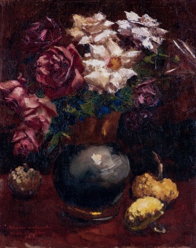 吴作人 《蔷薇》 50×40cm 布面油画 1934

估价：RMB 1,800,000-2,500,000
