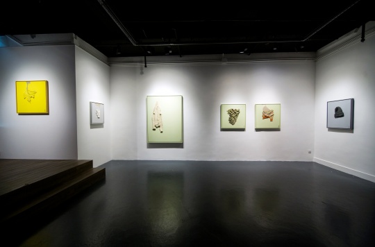 “温差”系列作品展出现场
“温差”系列作品展出现场
