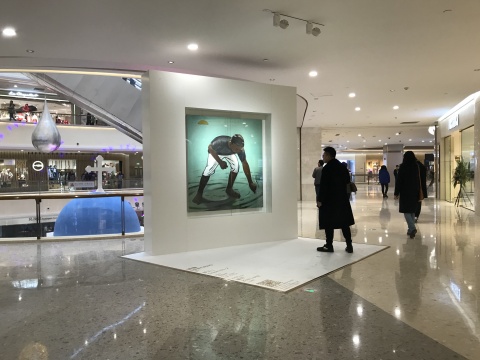 翟倞《梦之二》156 x 170 cm 布面油画 2016
翟倞《梦之二》156 x 170 cm 布面油画 2016