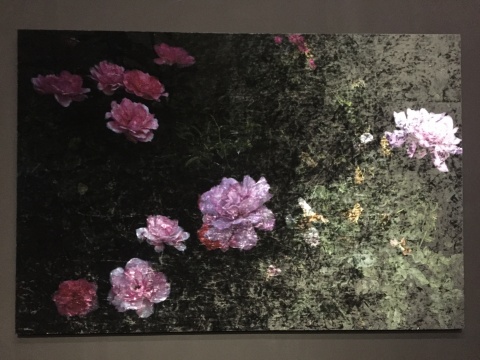 乔瓦尼·欧祖拉《Vanitas》系列作品，将拍摄的花朵印在天鹅绒上，呈现出一种别样的质感

