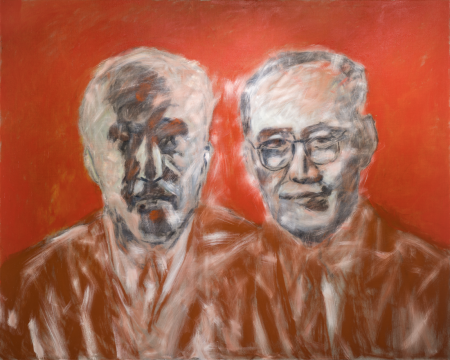 《不为人知的人》160 x 200 cm 布面油画 2017
《不为人知的人》160 x 200 cm 布面油画 2017