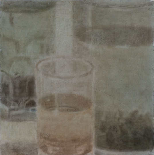 《三杯茶》 40×40cm 木板坦培拉 2017
《三杯茶》 40×40cm 木板坦培拉 2017