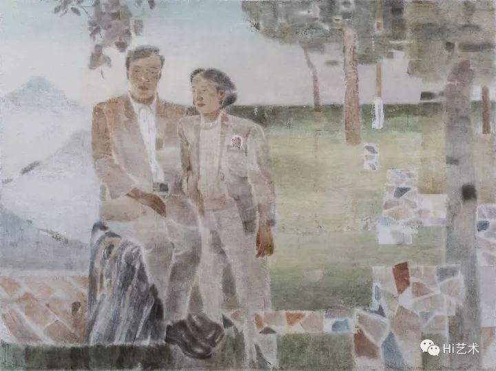 《春游Ⅱ》 180×240cm 木板坦培拉 2017
《春游Ⅱ》 180×240cm 木板坦培拉 2017