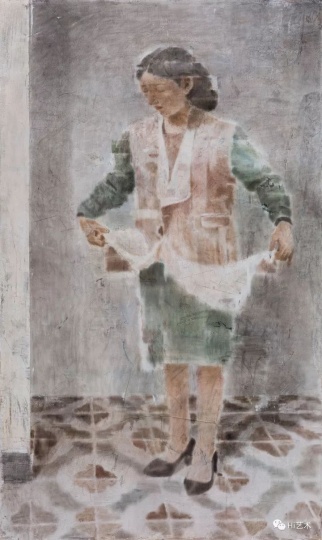 《她》200×120cm 木板坦培拉 2017
《她》200×120cm 木板坦培拉 2017