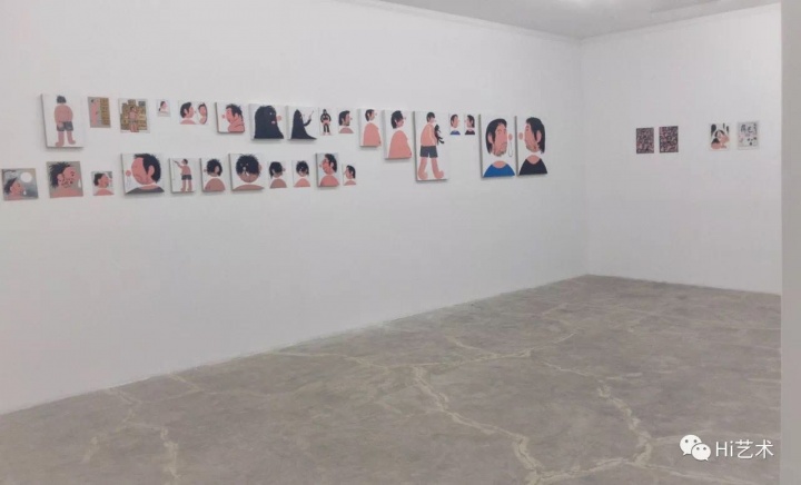烟囱个展“自画像系列”展览现场 烟囱个展“自画像系列”展览现场