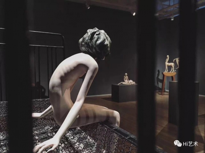 2017年,“分身”个展现场
2017年,“分身”个展现场