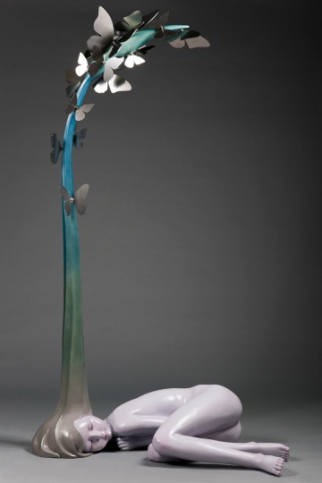侯雯 《化梦为蝶》 235×148×80cm 综合材料 2014
侯雯 《化梦为蝶》 235×148×80cm 综合材料 2014