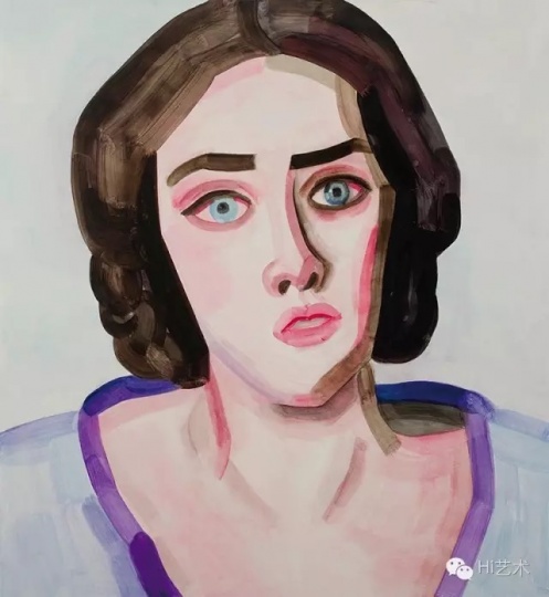 《Adele Hugo》 65×60cm 木板油画 2016
《Adele Hugo》 65×60cm 木板油画 2016