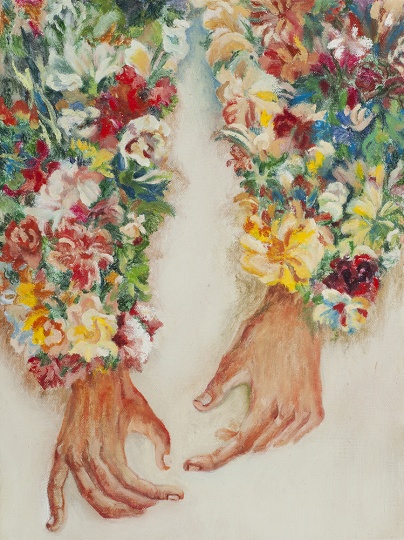 刘冰 花衣 2016 布面油画 40×30cm
刘冰 花衣 2016 布面油画 40×30cm