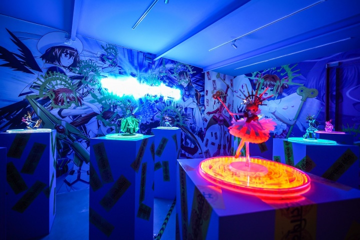 陆扬在木木美术馆个展“脑髓天国”(©木木美术馆)
陆扬在木木美术馆个展“脑髓天国”(©木木美术馆)