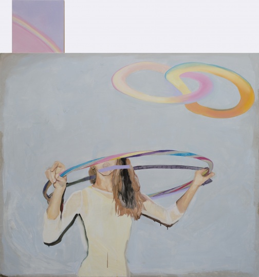 《环形》 170cmx150cm 木板油画 2016
《环形》 170cmx150cm 木板油画 2016