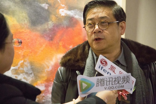 中国美术家协会驻会副主席兼秘书长徐里接受媒体采访
