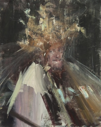 韦嘉《Portrait》125x100cm 布面丙烯 2014
韦嘉《Portrait》125x100cm 布面丙烯 2014